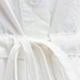 Boho Vacation Cotton Wavy White Elegant Tiered Maxi Long Shirt  Dress With Drawstring  Versatile Summer Dress For Women