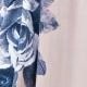 Boho Casual Beige Blue Floral Leaf Tank Cami One Shoulder Ruffle Wide Leg Jumpsuit Small To 3 XL PLUS