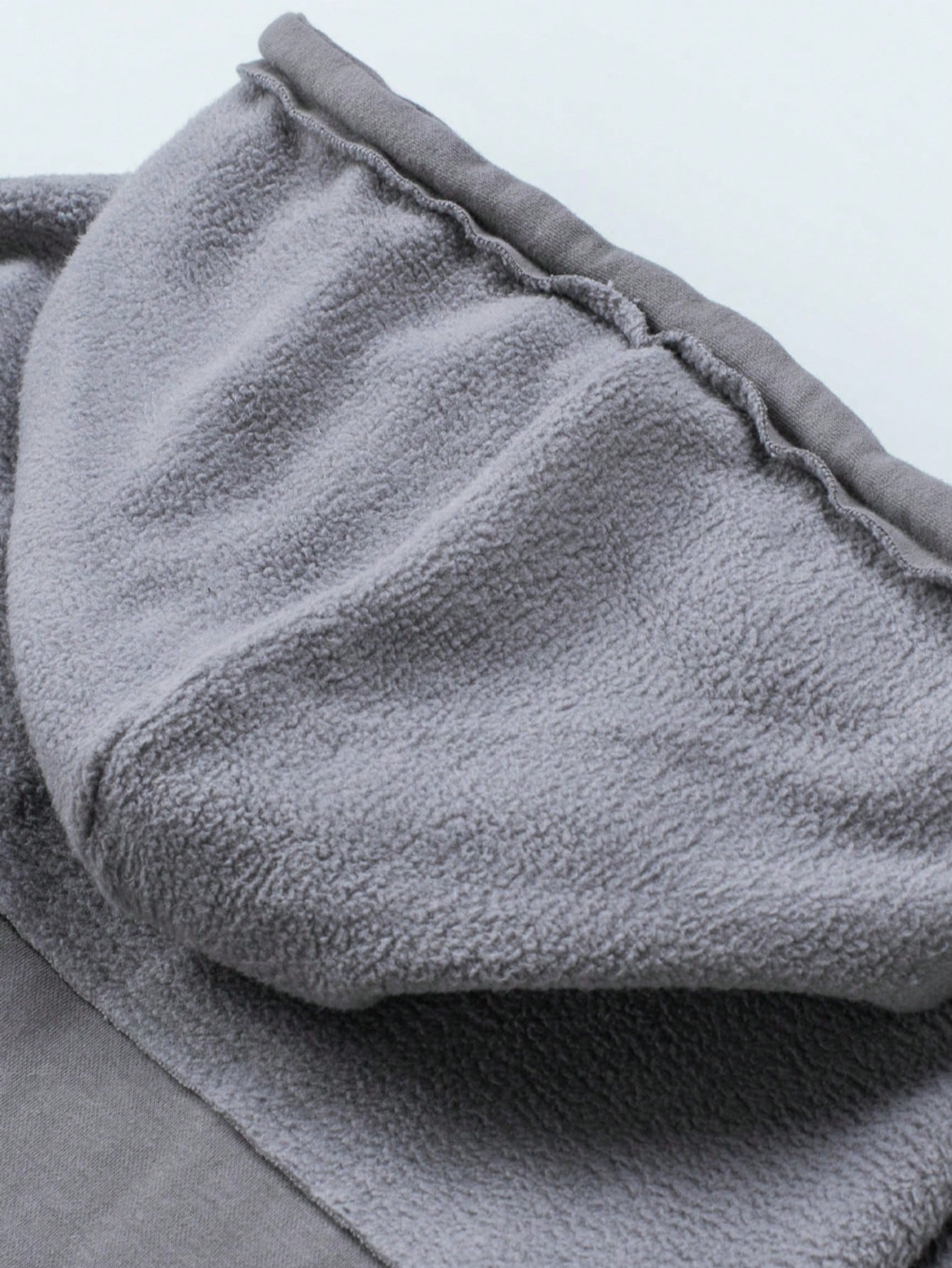 Boho Retro 90's Oversized Puff Bishop Drop Shoulder Sleeve Pocket Front Zip Up Cotton Canvas Inside Out Hooded Jacket