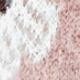 Boho Retro 60's Vintage Half Zip Collar Drop Shoulder Fuzzy Cozy Floral Pink Grey  Shirt Top  Sweatshirt Pullover