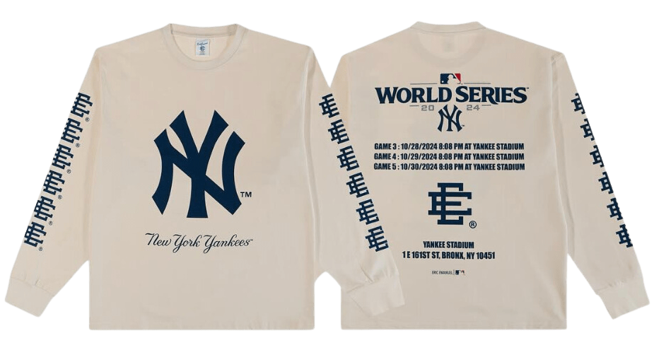 Eric Emanuel Men's Ee Yankees World Series Long Sleeve