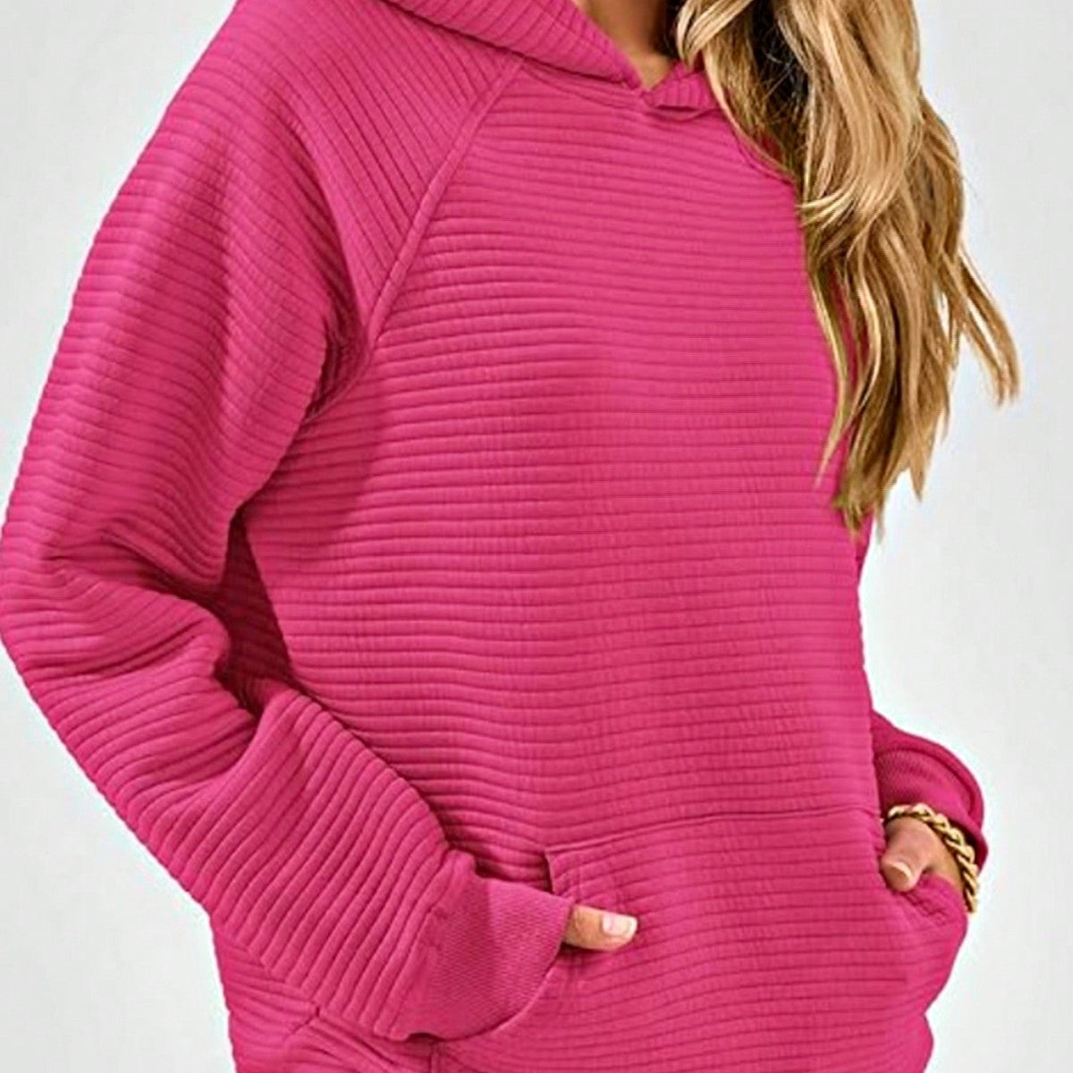Boho Retro Vintage 90's Cotton  Solid Kangaroo Front Pocket Long Sleeve Zip Up Top Sweatshirt Hoodie Pullover Hooded