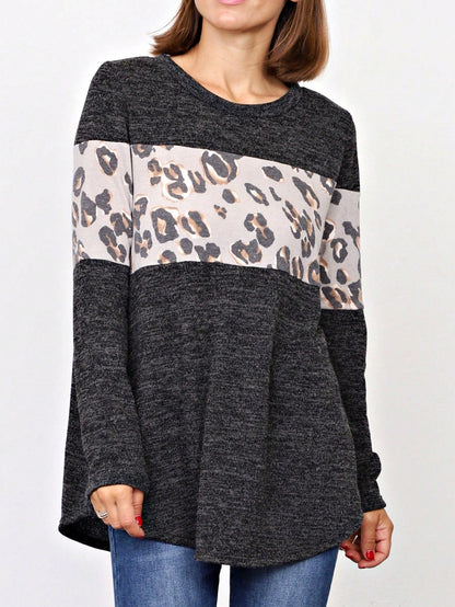 Boho Retro 90's Vintage  Preppy V Stitch  Stripe Knit Contrast Binding Brushed Soft Floral Raglan Sleeve Tunic Top Pullover Only