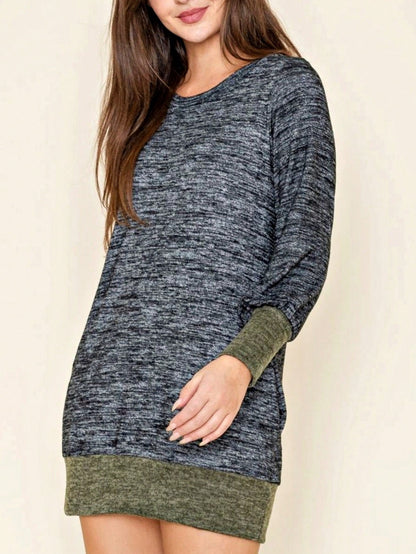 Boho Vintage Stripe Cute Baby Doll High And Low Top Blouse Tunic With Side Slit Small To 3 XL Plus
