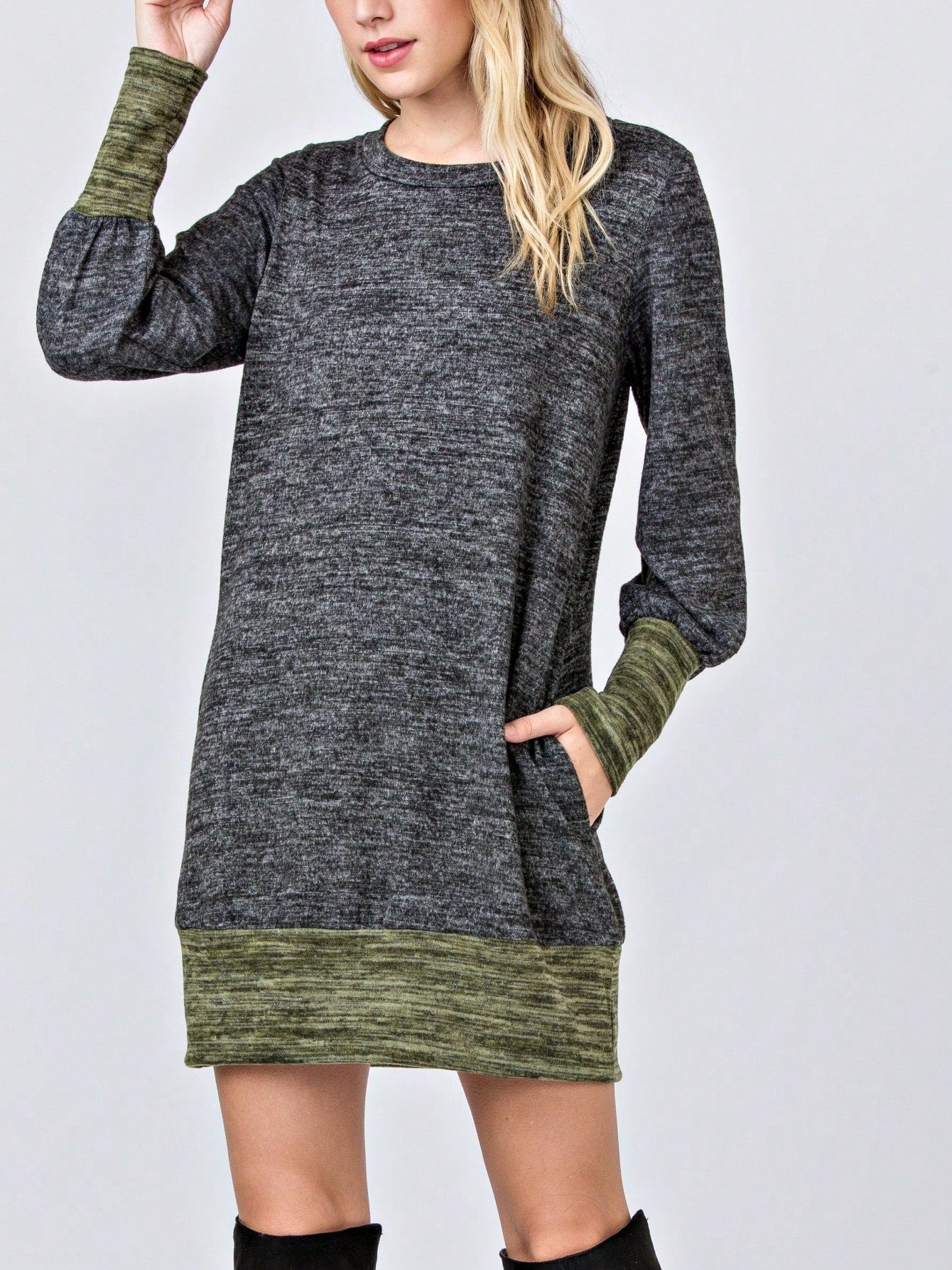 Boho Vintage Stripe Cute Baby Doll High And Low Top Blouse Tunic With Side Slit Small To 3 XL Plus