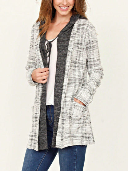 Boho Retro Olive Orange String Ribbon Bow Front Stripe Puff Raglan Shoulder Light Weight Cardigan Small To 3 XL PLUS