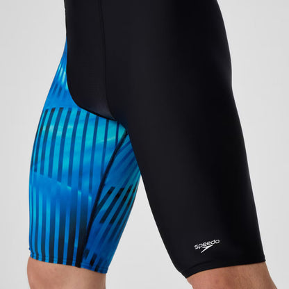 Speedo Mens Jammer Swimsuit - Linear Lava Blue