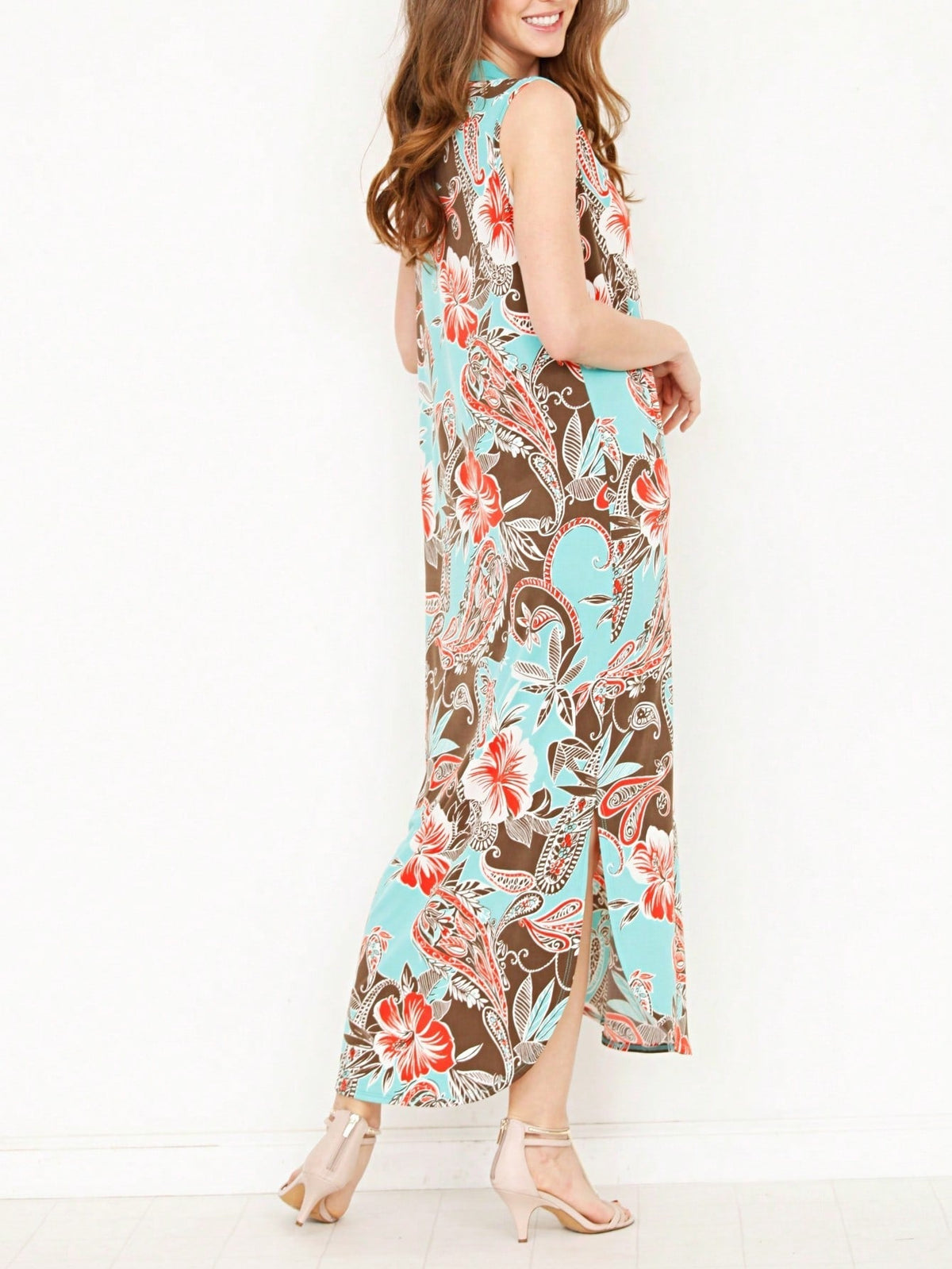Boho Retro Kelly Green One Shoulder Rayon Ruffle Bottom Flounce Summer Cool Sleeve Midi Tiered Dress