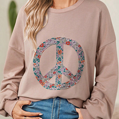 Boho Retro Vintage 60's Vibe Cream Cotton Raglan Lantern Bubble Puff  Sleeve  Floral Rib Patchwork Top Sweat Shirt Blouse