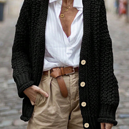 Boho Retro Crochet Knit Hollow Light Weight Dolman Batwing Sleeve Oversized Boyfriend Cardigan