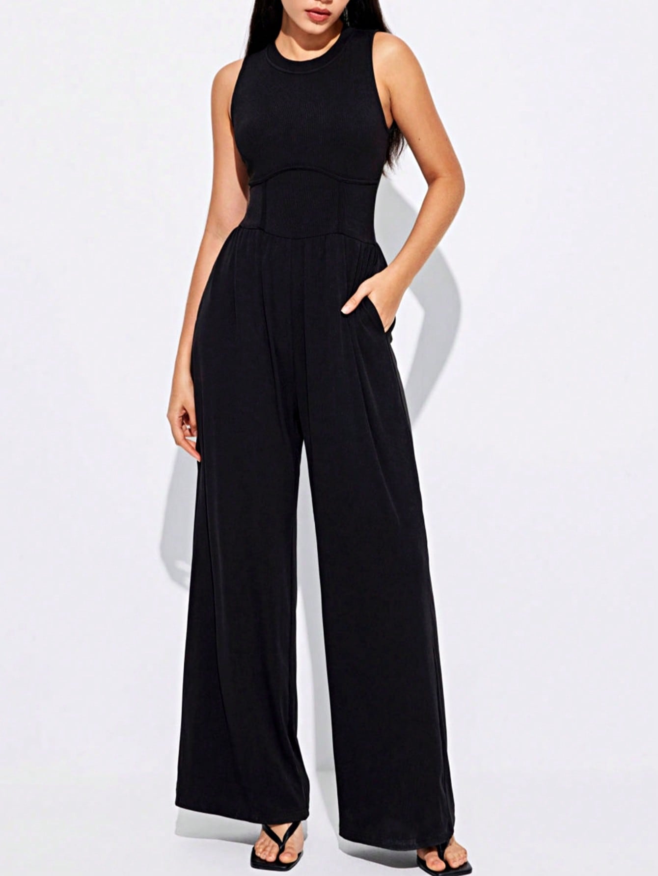 Boho Vintage Button Accent  Viscose Rayon Summer Cool Y2K Romper Jumpsuit Button Front V Neck