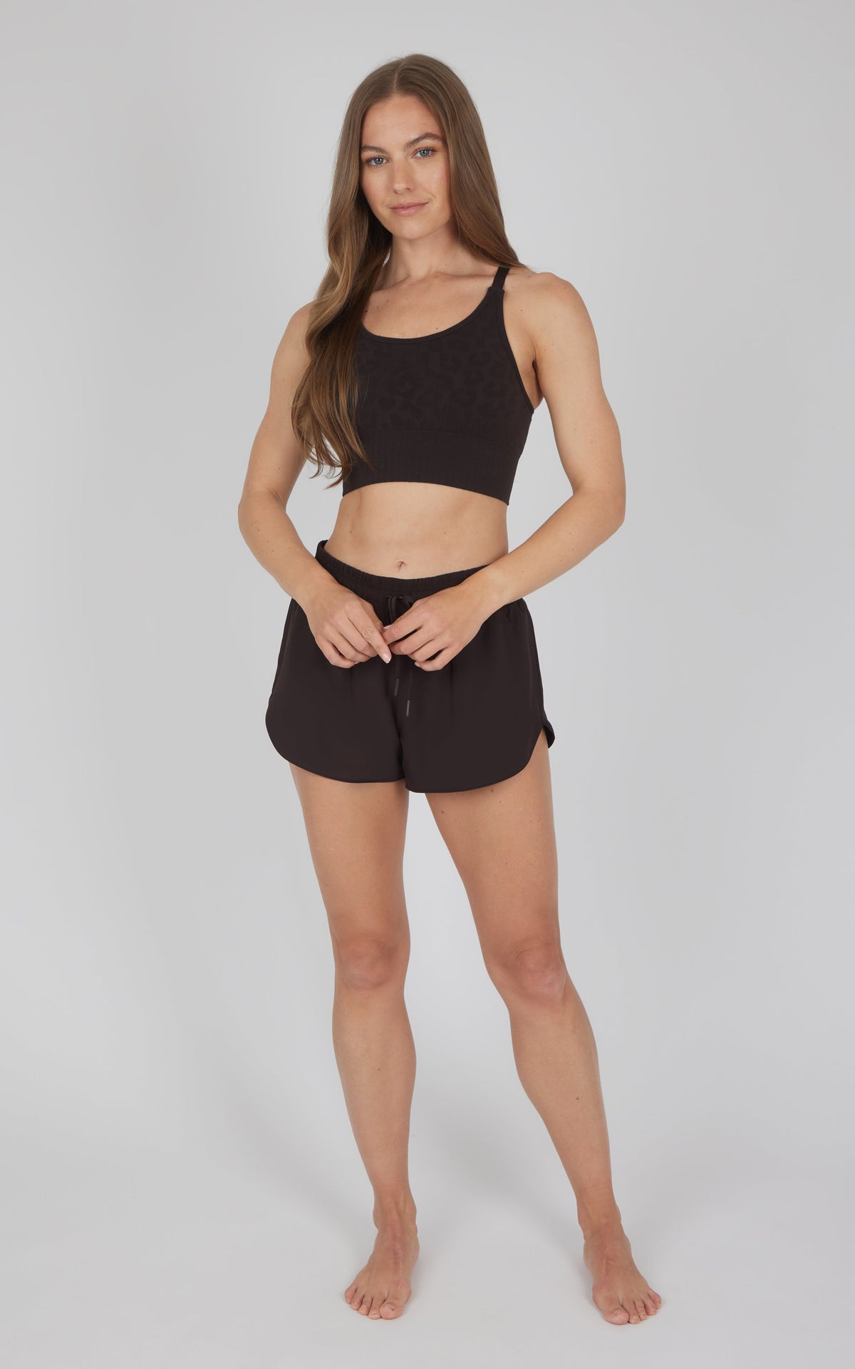90 Degree by Reflex 2 PC Seamless Bra Top and Lightstreme Running Short