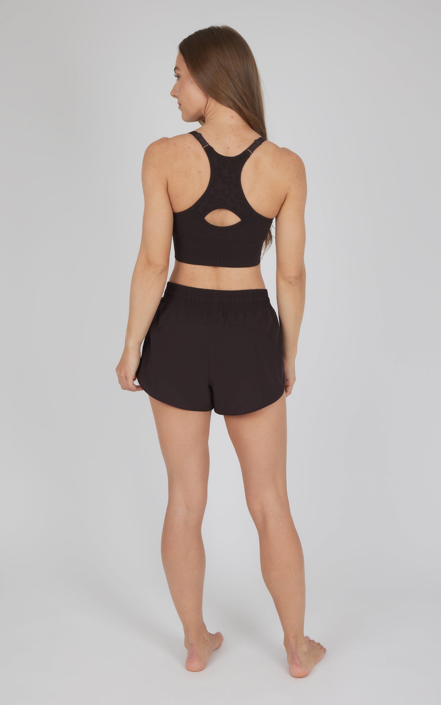 90 Degree by Reflex 2 PC Seamless Bra Top and Lightstreme Running Short