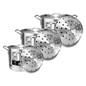 3 Piece Aluminum Stock Pot Set with Steamer - 24Qt, 32Qt, 40Qt
