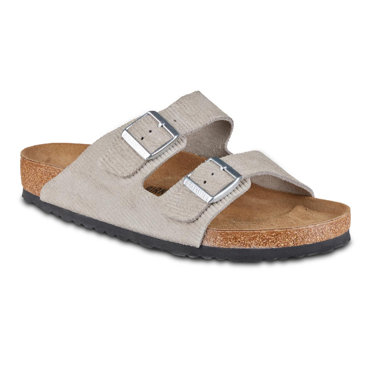 Birkenstock Arizona Suede Embossed Corduroy Stone Coin Sandals
