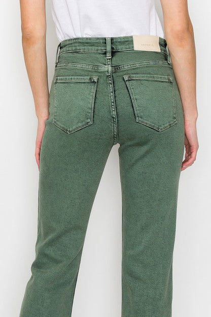 Elena Tummy Control High Rise Straight Jeans