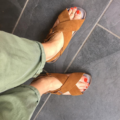 Birkenstock Tulum Soft FootBed Suede Leather Mink