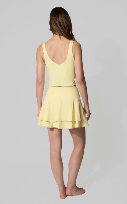 90 Degree by Reflex Nude Tech Double Layer Skort Set