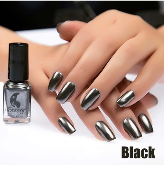 14-Color Metallic Nail Polish Set