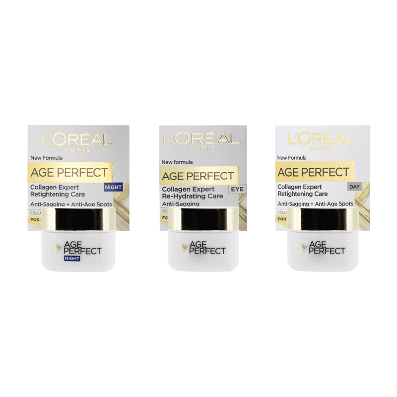 L'Oreal Age Perfect Day Night Cream 50ml Eye Cream 15ml Skincare Set