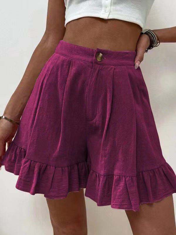 Loose-fitting Shorts High-waisted Shorts For Women
