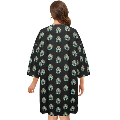 Baha Ranch Turquoise Naja Oversized Sleep Shirt