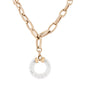 Necklace Rose Gold Storm Crysta Loop