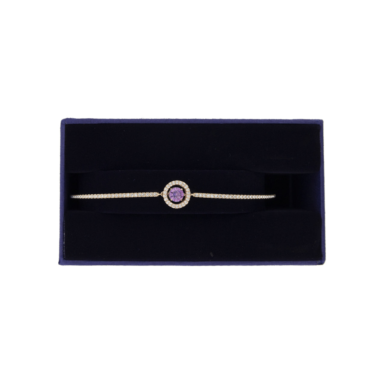 Swarovski Rose Gold Sparkling Dance Bangle 5620554