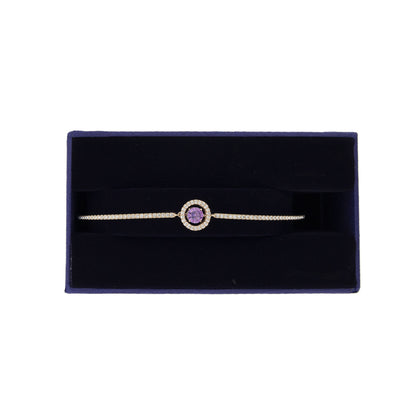 Swarovski Rose Gold Sparkling Dance Bangle 5620554