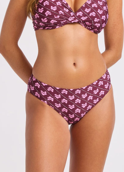 Batik Bloom Retro Bikini Bottom