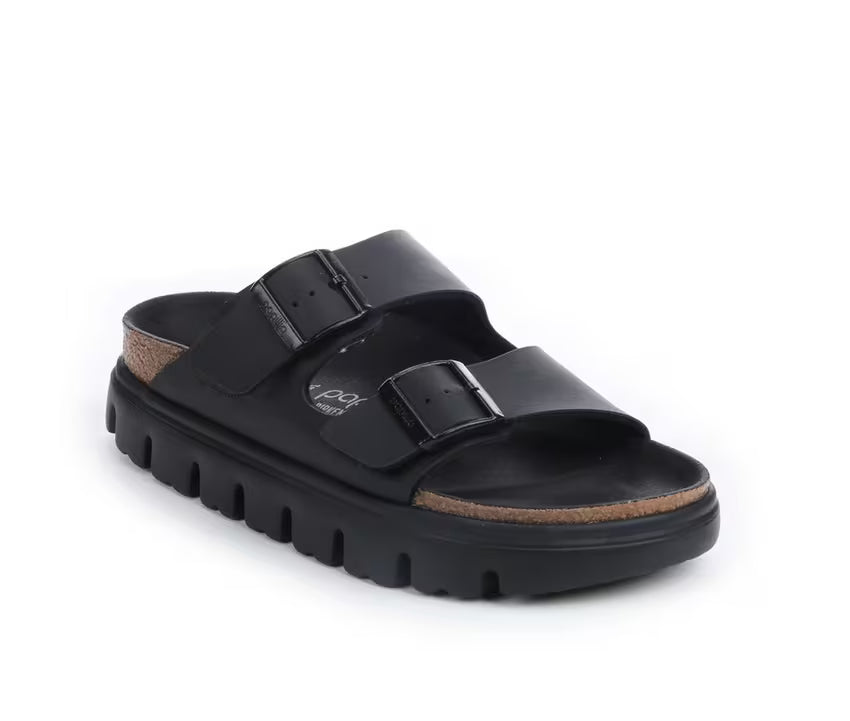 Birkenstock Arizona Platform Suede Leather Sandals