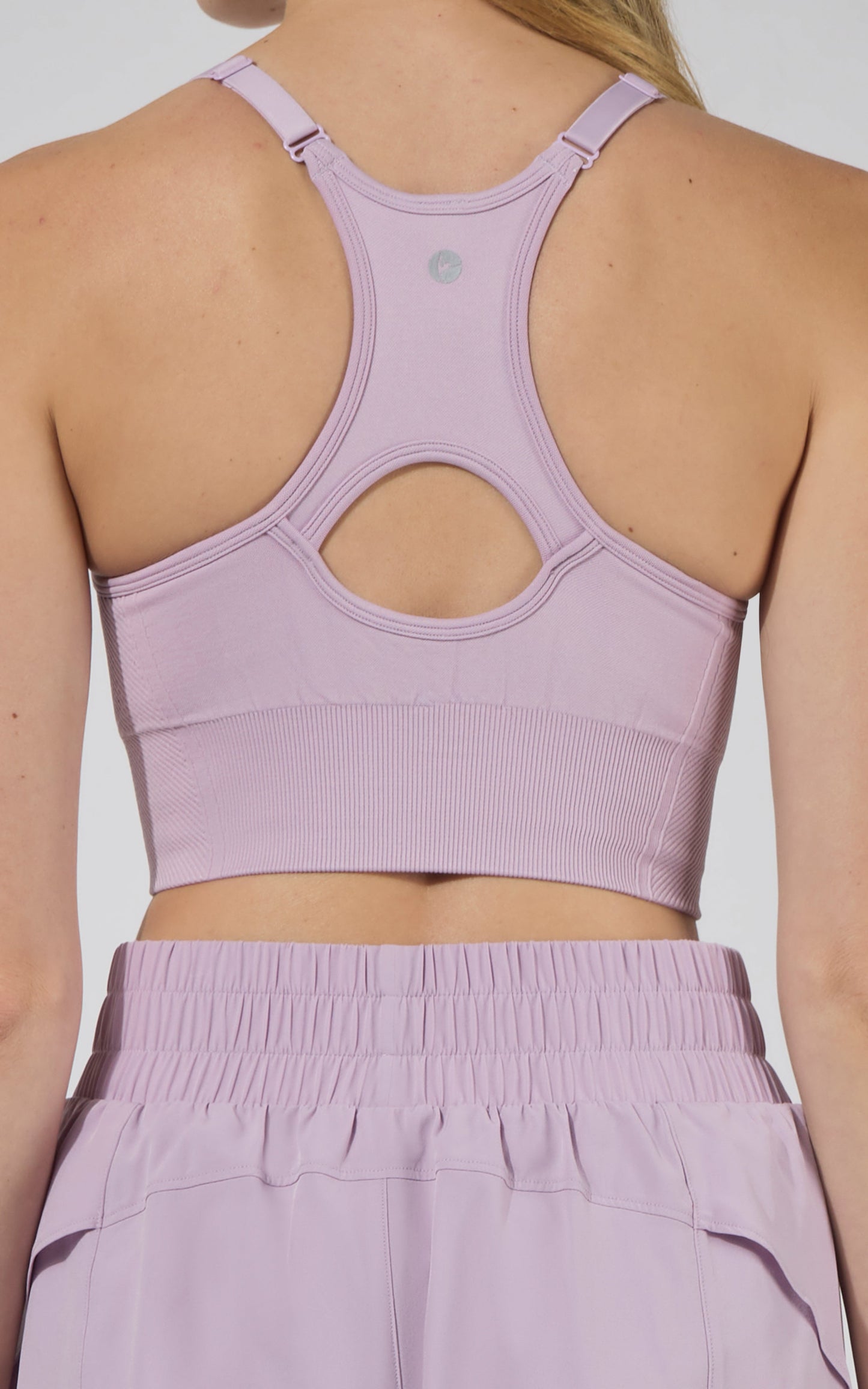 90 Degree by Reflex Seamless Rib Verta Bra & Lightstreme Running Short