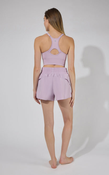 90 Degree by Reflex Seamless Rib Verta Bra & Lightstreme Running Short