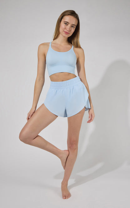90 Degree by Reflex Seamless Rib Verta Bra & Lightstreme Running Short