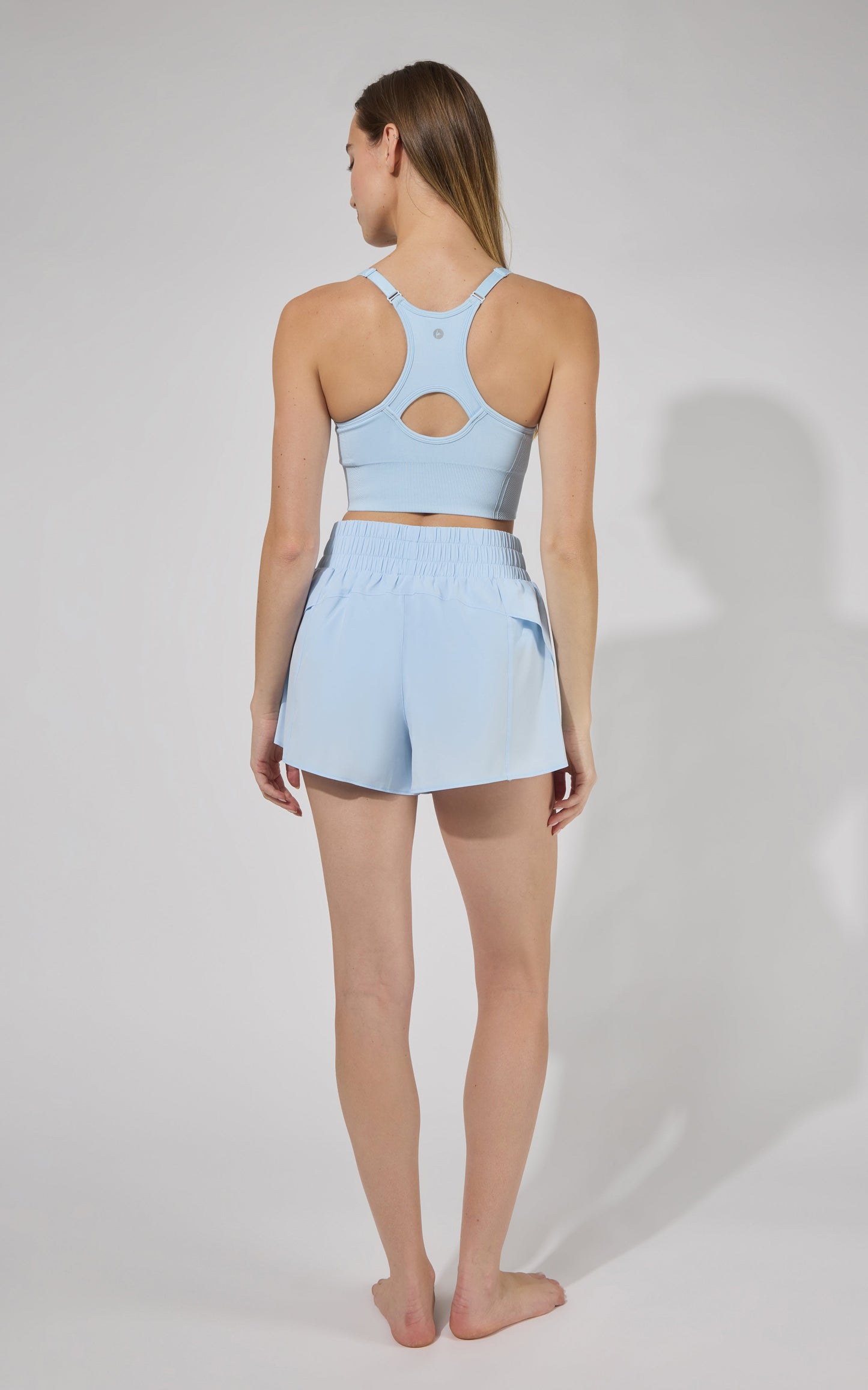 90 Degree by Reflex Seamless Rib Verta Bra & Lightstreme Running Short
