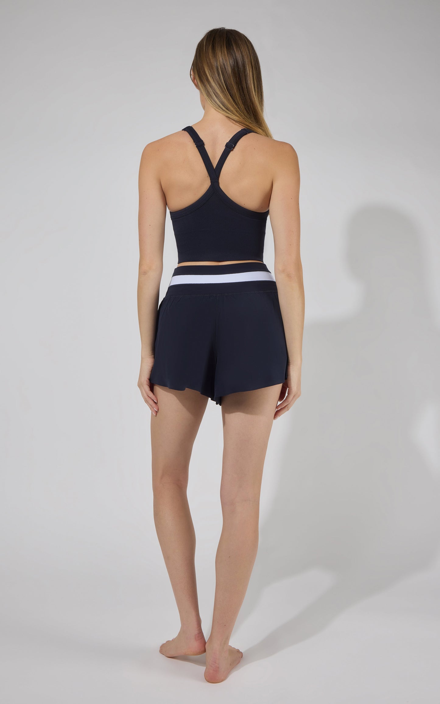 90 Degree by Reflex Seamless Bra Tank & Crossover Short Set