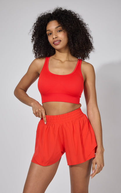 90 Degree by Reflex Seamless Rib Celise Bra & Short Set