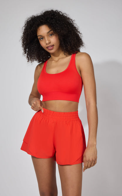 90 Degree by Reflex Seamless Rib Celise Bra & Short Set