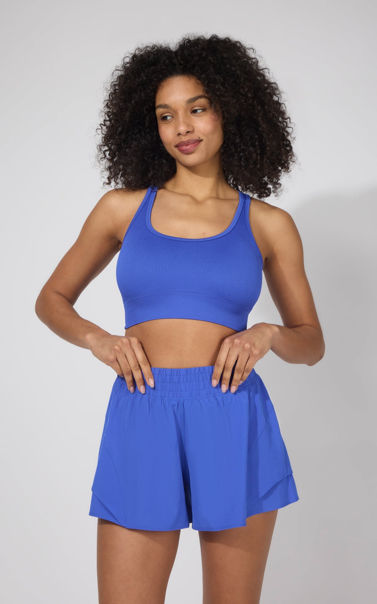 90 Degree by Reflex Seamless Rib Celise Bra & Short Set