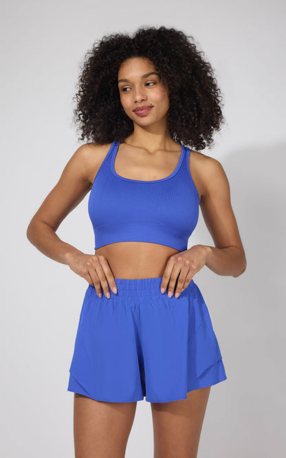 90 Degree by Reflex Seamless Rib Celise Bra & Short Set