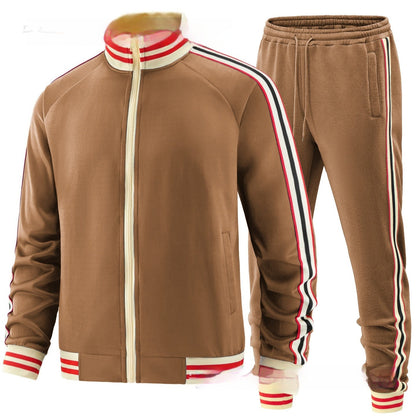 Men's Colorblock Two-Piece Tracksuit