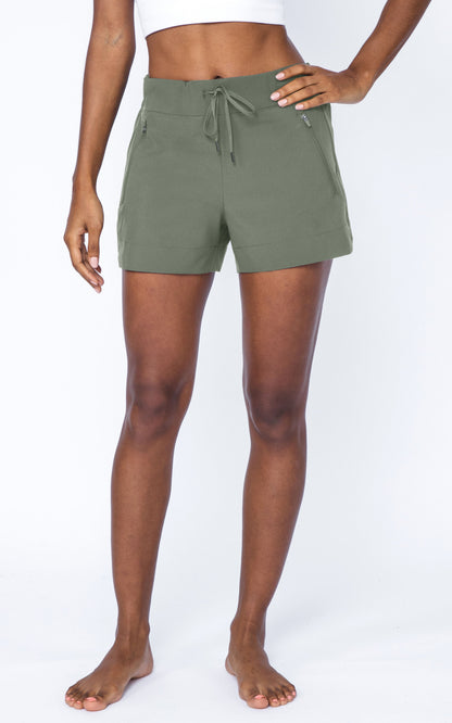 90 Degree by Reflex Lightstreme Hike and Trail Shorts with Side Zipper Pockets