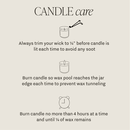 Be Still and Know Soy Candle - Clear Jar - 9 oz (Spa Day)