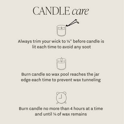 Coastal Lemon Soy Candle - Clear Patterned Jar - 9 oz
