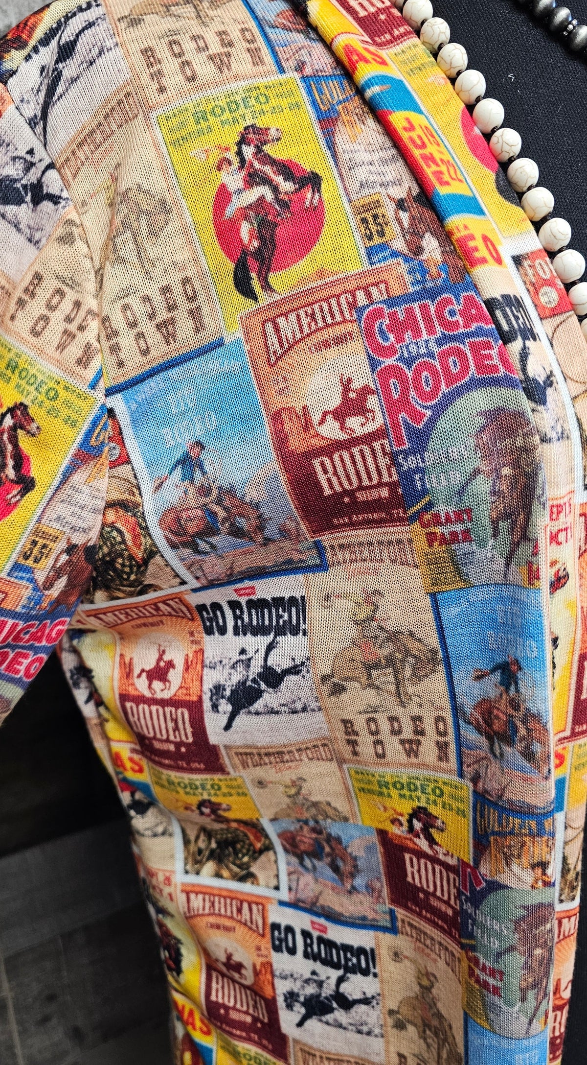 Baha Ranch Vintage Rodeo Poster Lightweight Cardigan