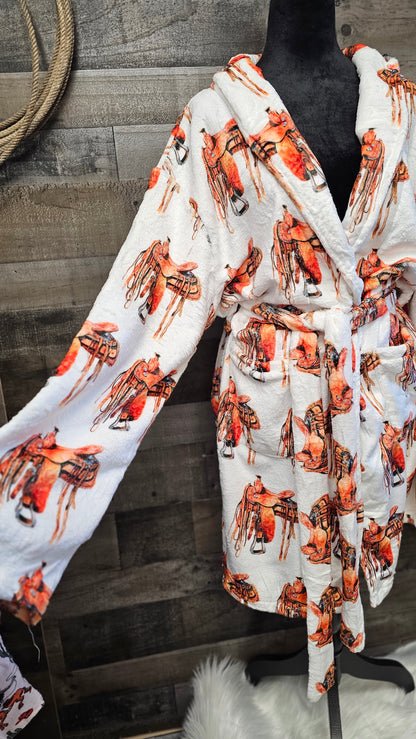 Baha Ranch Saddle UP Western Robe