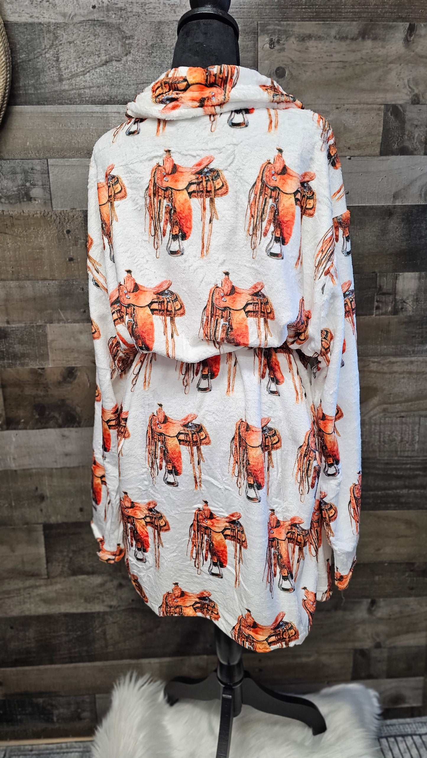 Baha Ranch Saddle UP Western Robe