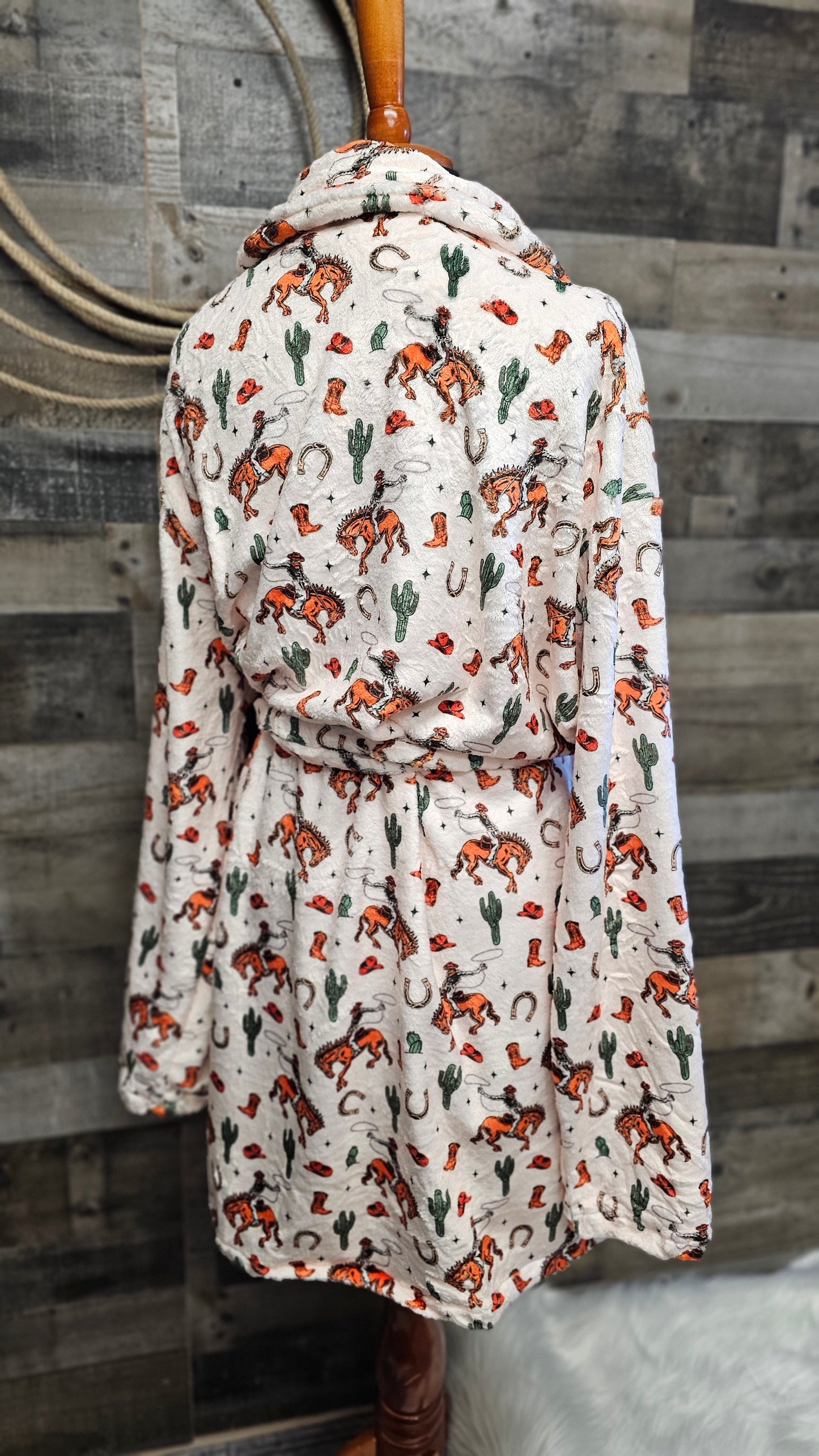 Baha Ranch Cowboy Ranch Western Robe