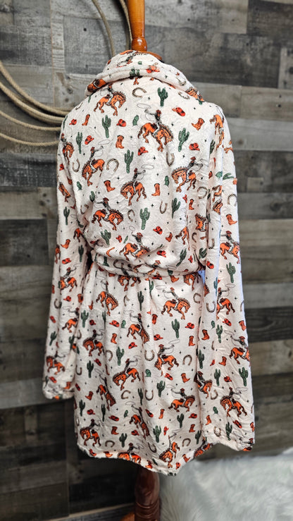 Baha Ranch Cowboy Ranch Western Robe