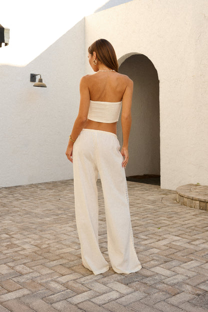 Blanco By Nature Gabriella Beach Pant - Pearl